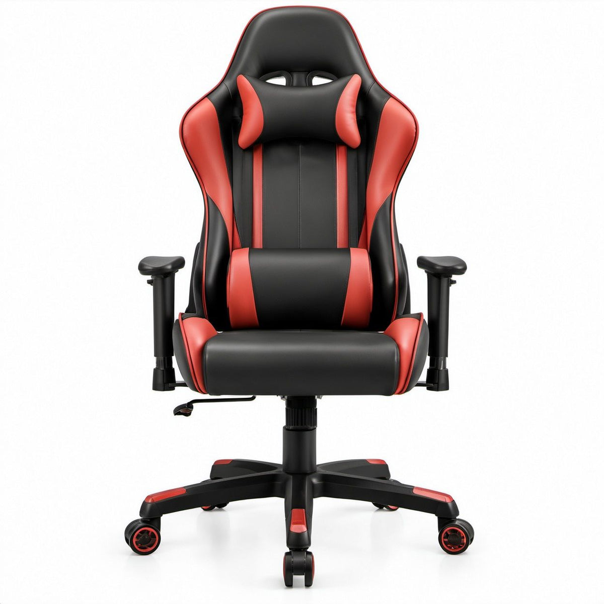 Ergonomic High-Back Racing Style Swivel Chair, Black/Red, 68 x 68 x 122-132 cm